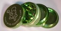 4 PART GRINDER - 55mm - GREEN