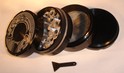 4 PART SHARP TOOTH - BLACK - SNAKE