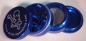 4 PART GRINDER - 55mm - BLUE